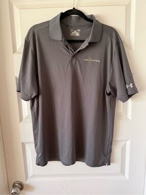 LG Men's Gray Polo with The Players Logo